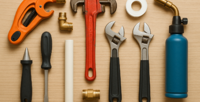 herramientas de fontanero