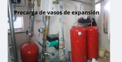 precarga de vasos de expansion